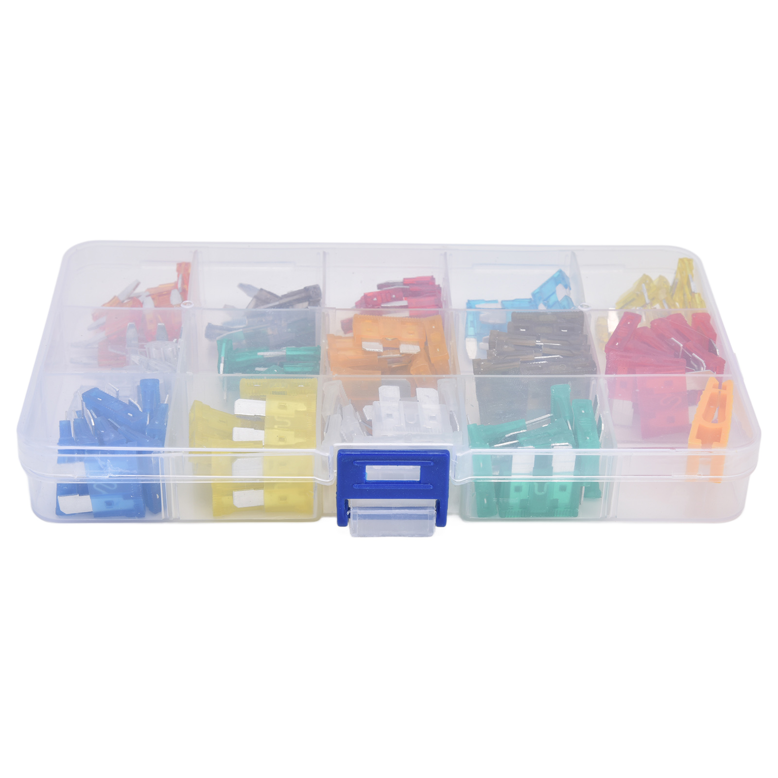 140-teiliges Mini-sicherungsset (2–40 A) Für Kraftfahrzeuge Mit Klemmen, Ersatzsicherungen Für Autos, 5 X 20 Mm Flachsicherungen, Aufbewahrungsbox
