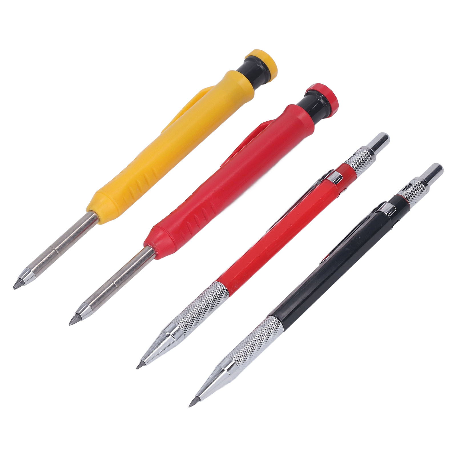 Professioneller Zimmermanns-druckbleistift Mit 40 Ersatzminen, Einfache Bedienung, Präzises Markieren Von Holz, Tiefenmarkierungsset, Komplettes Set Für Zimmerer- Und Tischlerarbeiten.