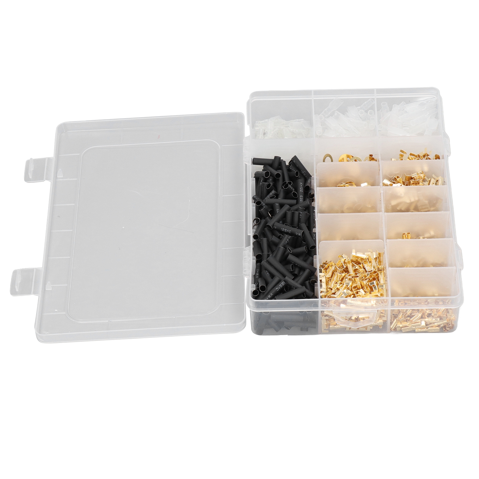 1050-teiliges Set Mit 2,8 Mm, 4,8 Mm Und 6,3 Mm Stecker- Und Buchsenklemmen, Ring- Und Gabelverbindern, Sortiment Für Kfz- Und Heimwerker-verkabelung