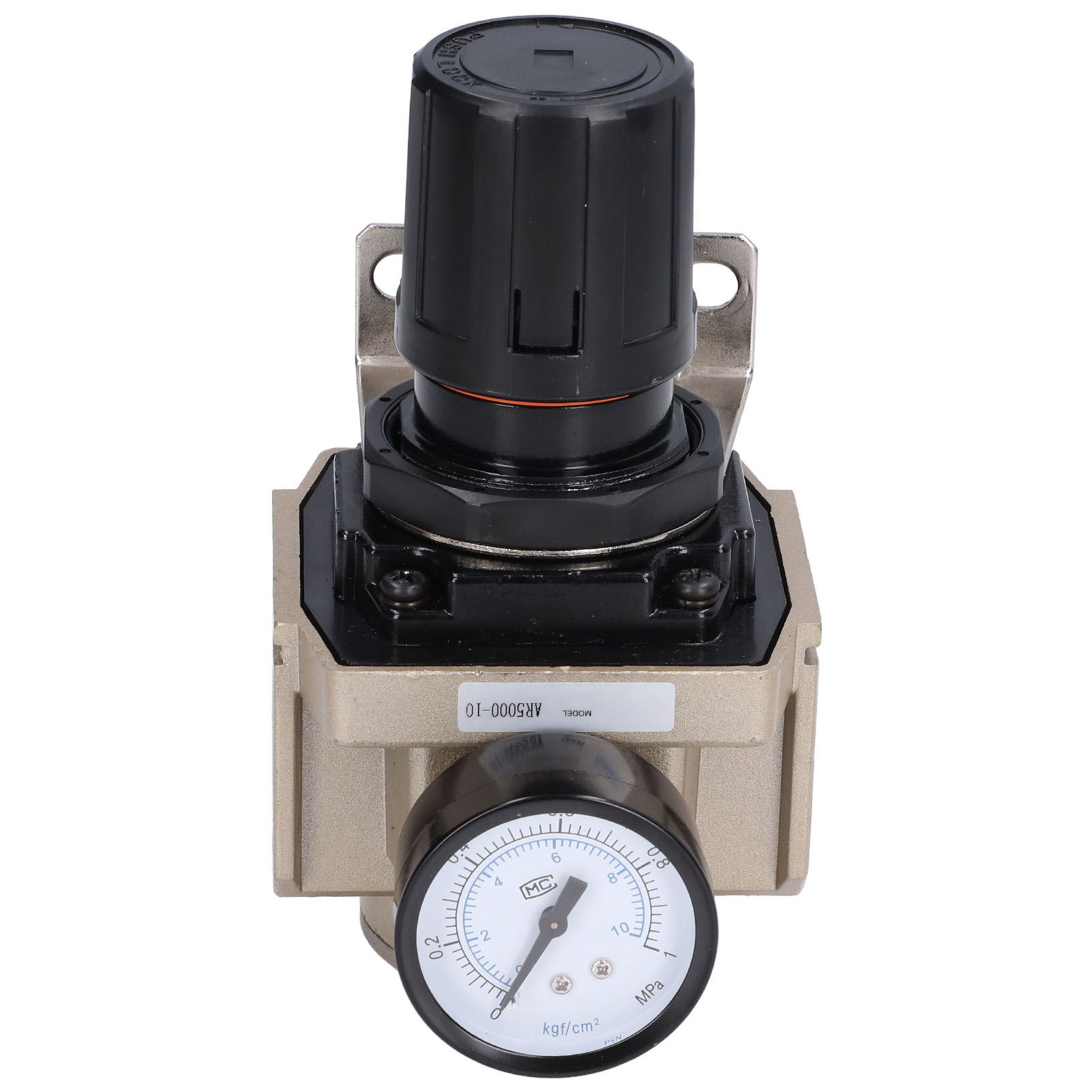 Pneumatischer Druckregler Mit Filter Und Manometer, Inklusive Halterung, Ar5000-10, 1-zoll-anschluss, Messing, Für Industrielle Anwendungen