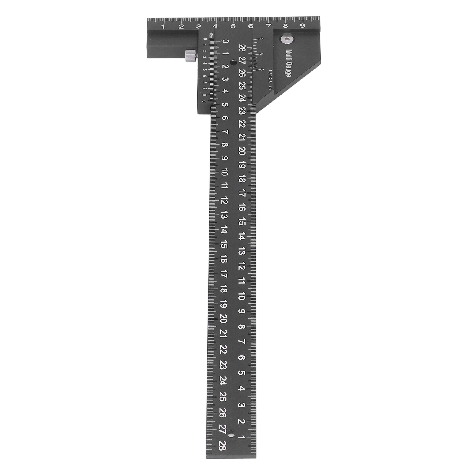 T-nut-holzbearbeitungslineal Aus Aluminiumlegierung, 0–280 Mm, Hochpräzises Multifunktionales Messwerkzeug