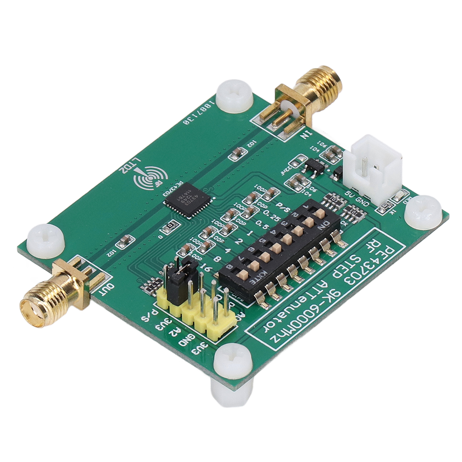 Digitaler Hf-dämpfungsregler (9 Khz–4 Ghz), Bandbreite 0,25 Db Bis 31,75 Db, Modul Pe43703, Zubehör