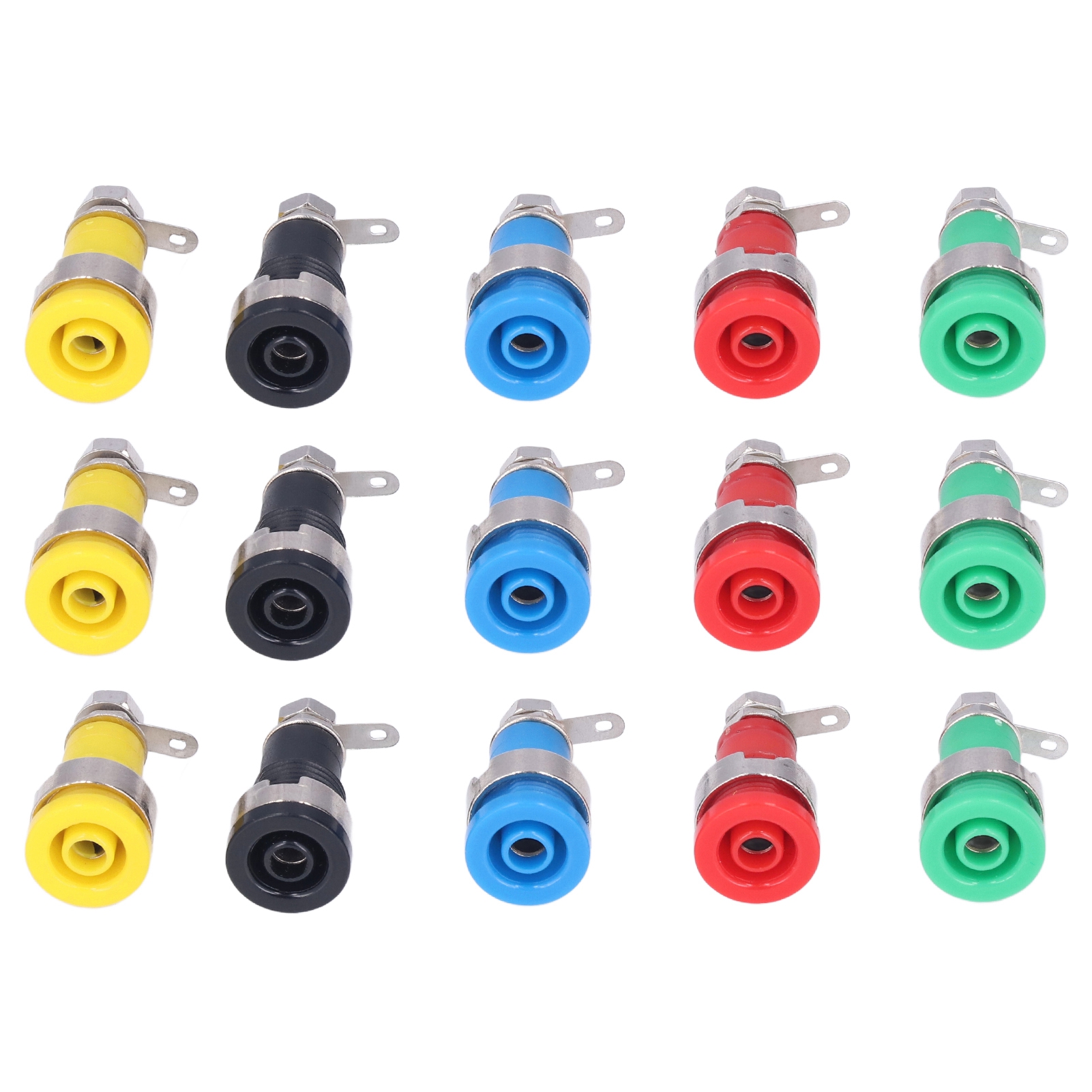 10 Paar 4-mm-bananenstecker Mit Sicherer Rückführung, Testanschlüsse Für Industrielle Elektronikgeräte