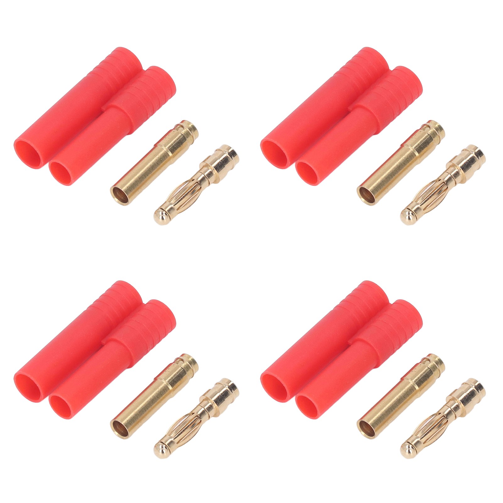 Packung Mit 30 4-mm-bananensteckern Aus Messing Und Abs, Korrosionsbeständige Stecker/buchsen, Stabiler Kontakt Für Rc-batterien Und Elektrische Leitungen.