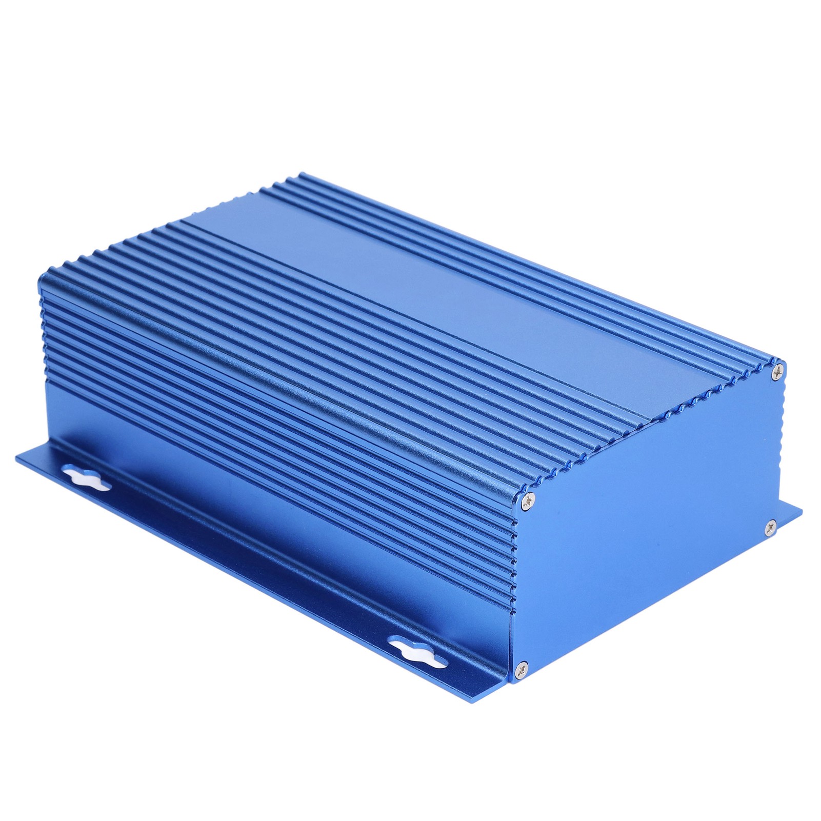 Blaue, Wasserdichte Aluminium-anschlussdose 61x147x200mm, Geschlitzte, Wasserdichte Elektrodose Für Heimwerker, Diy-anschlussdose.