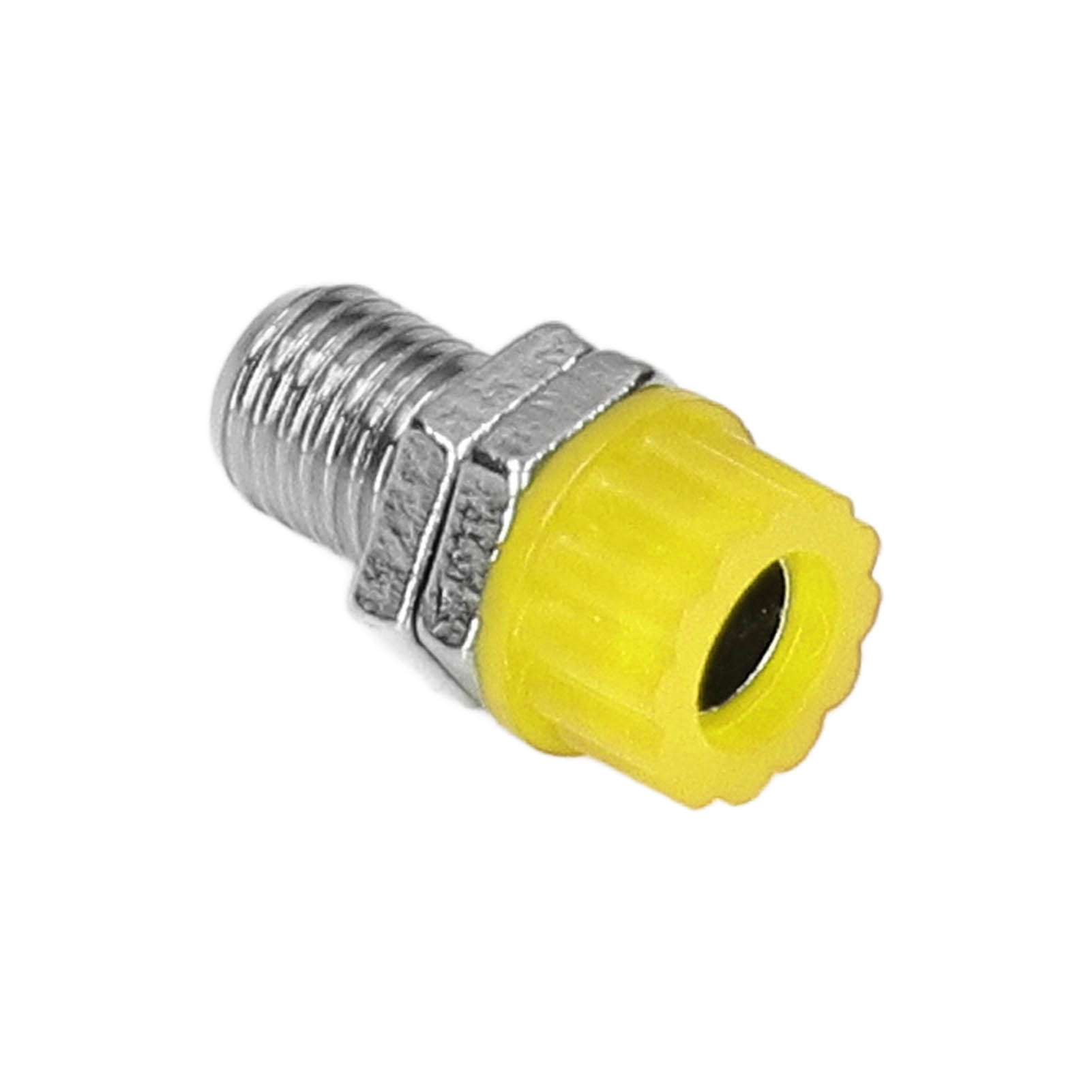 Packung Mit 100 Stück 4-mm-bananenstecker-klemmenblöcken Für Kabel, Industrielle Elektronikgeräte, Gelb