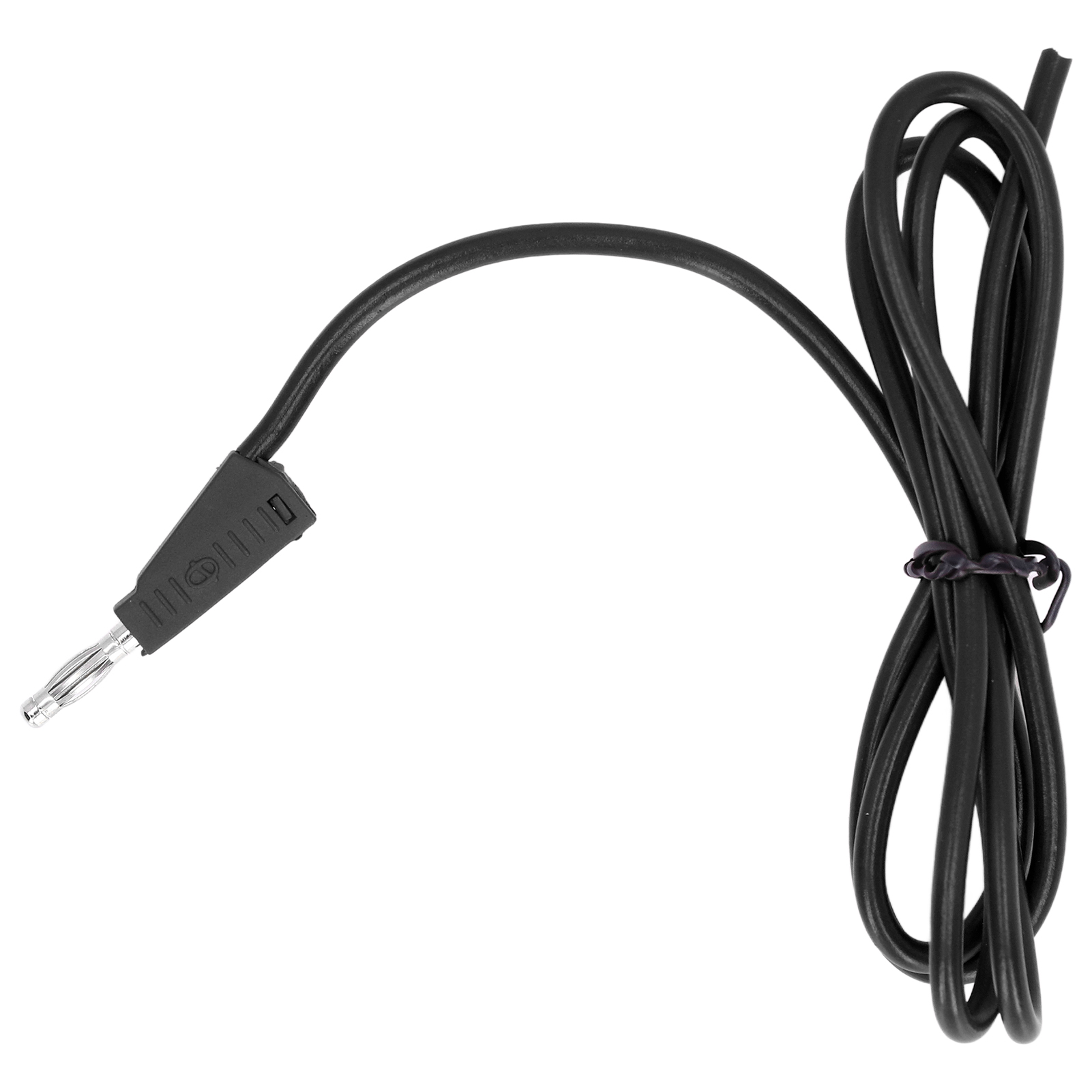 Prüfkabel Mit 4-mm-bananenstecker (schwarz), Messing, Pe-elektrokabel Für Spannungsprüfer, Lkw-batterie, 2er-pack