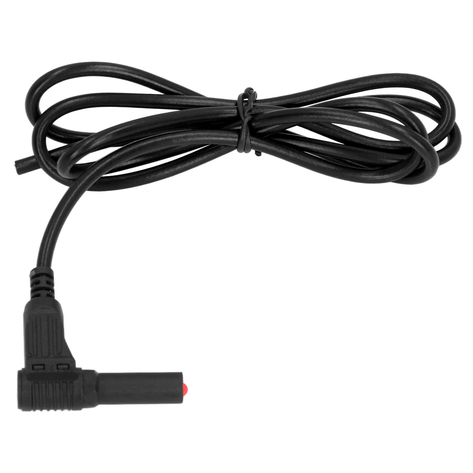 2er-pack Multimeter-messleitungen Mit 4-mm-bananenstecker, Messing, Schwarz, Spannungsprüfer-messkabel