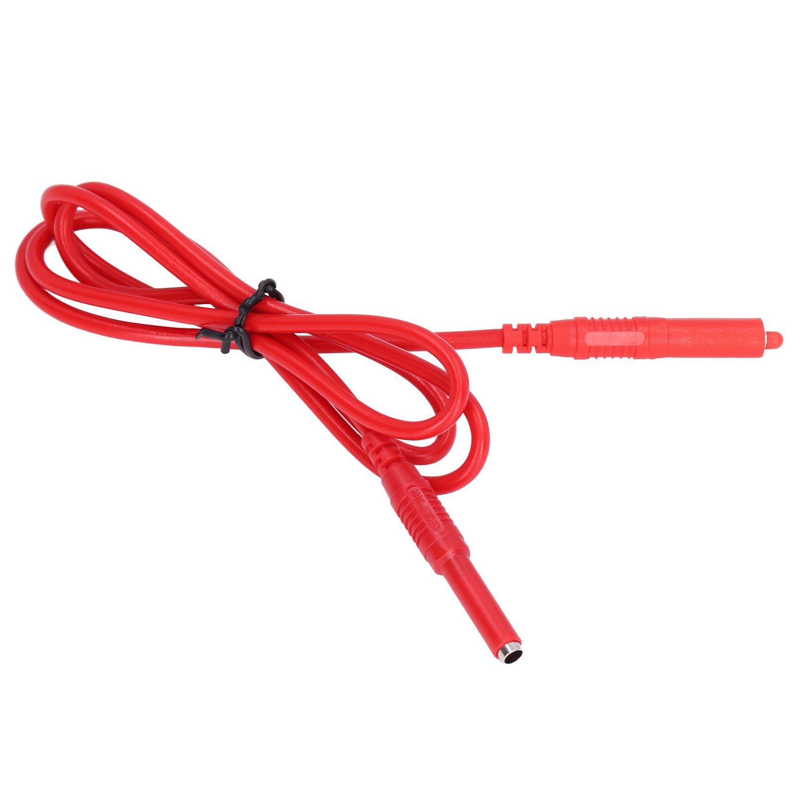 4er-pack Messleitungen Mit Stapelbaren Bananensteckern (stecker-stecker), 4 Mm Rotes Multimeterkabel, Elektrischer Stecker J.70027