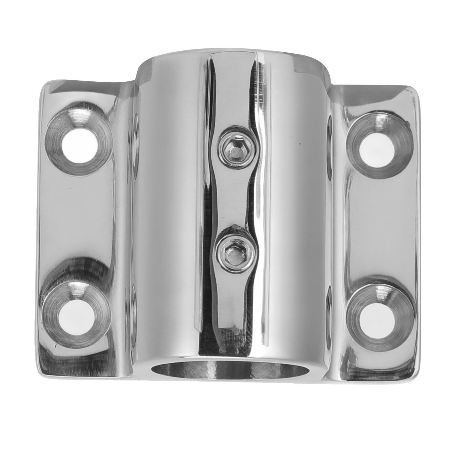 Handlaufhalterung Für Boote Aus Seewasserbeständigem Edelstahl 316l, Rechteckige Basis, 22 Mm