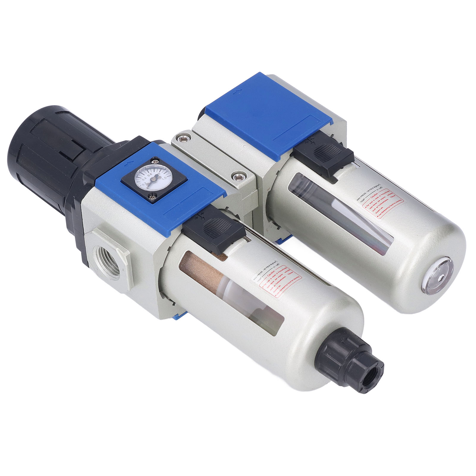 3-in-1 Druckluftfilter, Regler, Öler Und Wasser-/ölabscheider (2 Einheiten) Gfc400-10