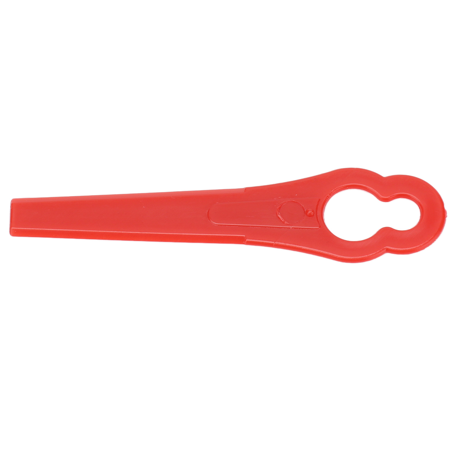 100-teiliges Ersatzmesser Aus Kunststoff Für Gartentrimmer/rasenmäher, 80 Mm, 11 X 7 Mm Loch, Rot