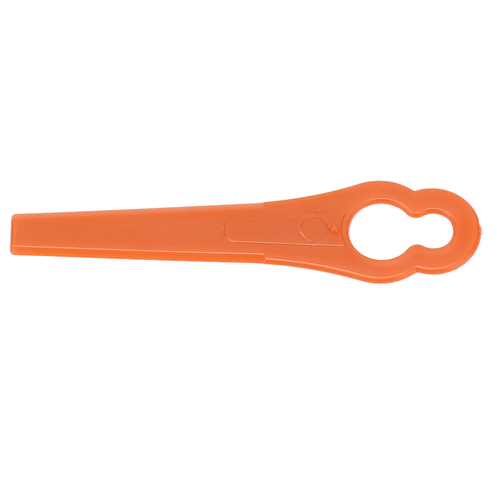 100 Ersatz-schneidklingen Aus Kunststoff Für Freischneider Und Gartentrimmer, 80 Mm, Lochdurchmesser 11 X 7 Mm, Orange