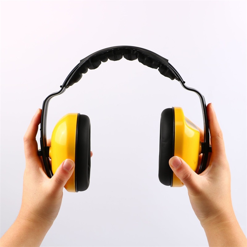 Geräuschunterdrückender Kopfhörer, 29 Db Nrr, Verstellbarer Teleskop-kopfbügel, Synthetischer Schaumstoff, Gehörschutz, Schalldichte Ohrmuscheln, Gehörschutzkapseln Für Bauarbeiter