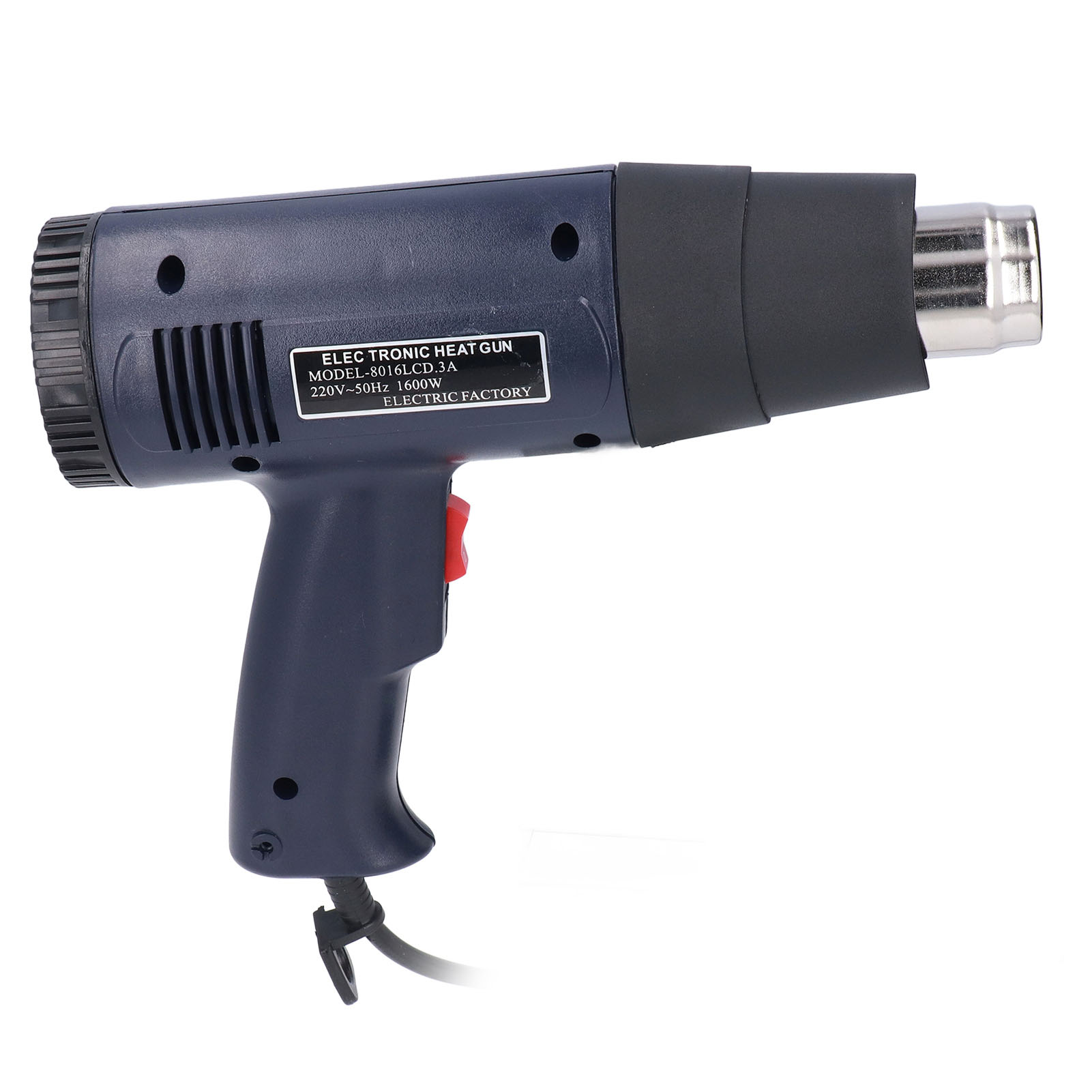 Heißluftpistole Mit 1600 W, 220 V, Eu-stecker, Einstellbarer Temperatur 60–600 °c, Thermostatgesteuertes Lötgerät Mit Drehknopf, Professionelle Heißluftpistole