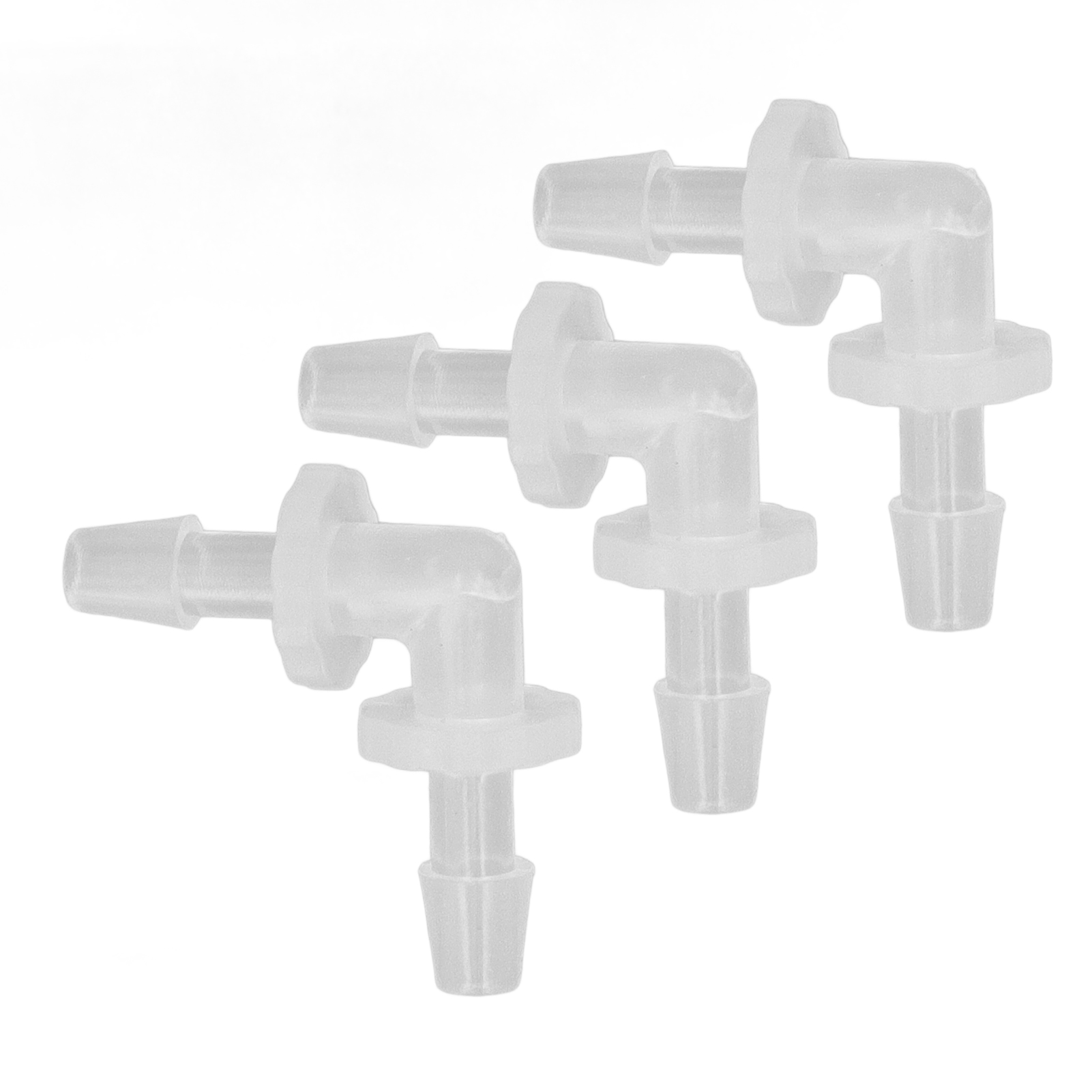 90°-winkelstück Aus Kunststoff, 12 Stück, Gleicher Durchmesser 3,9 Mm, Schlauchanschluss Mit Widerhaken, Rechtwinkliger Montageadapter, Verbindungsstück.