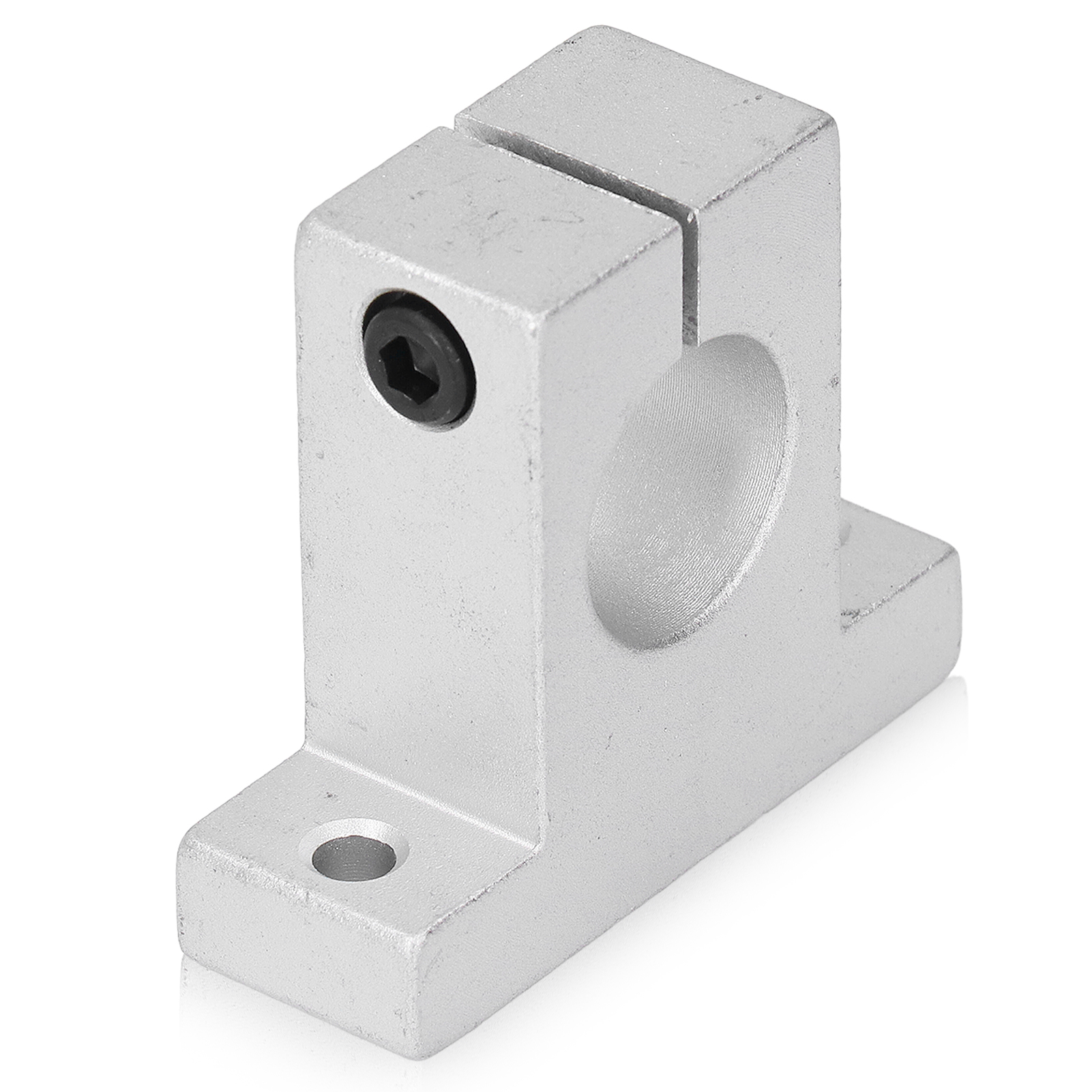 Vertikale Lineare Aluminiumhalterung Für 25-mm-stangen, 4-teiliges Sk25-set, Präzisionsachsen-montagesatz, Hochbelastbare Linearführung.