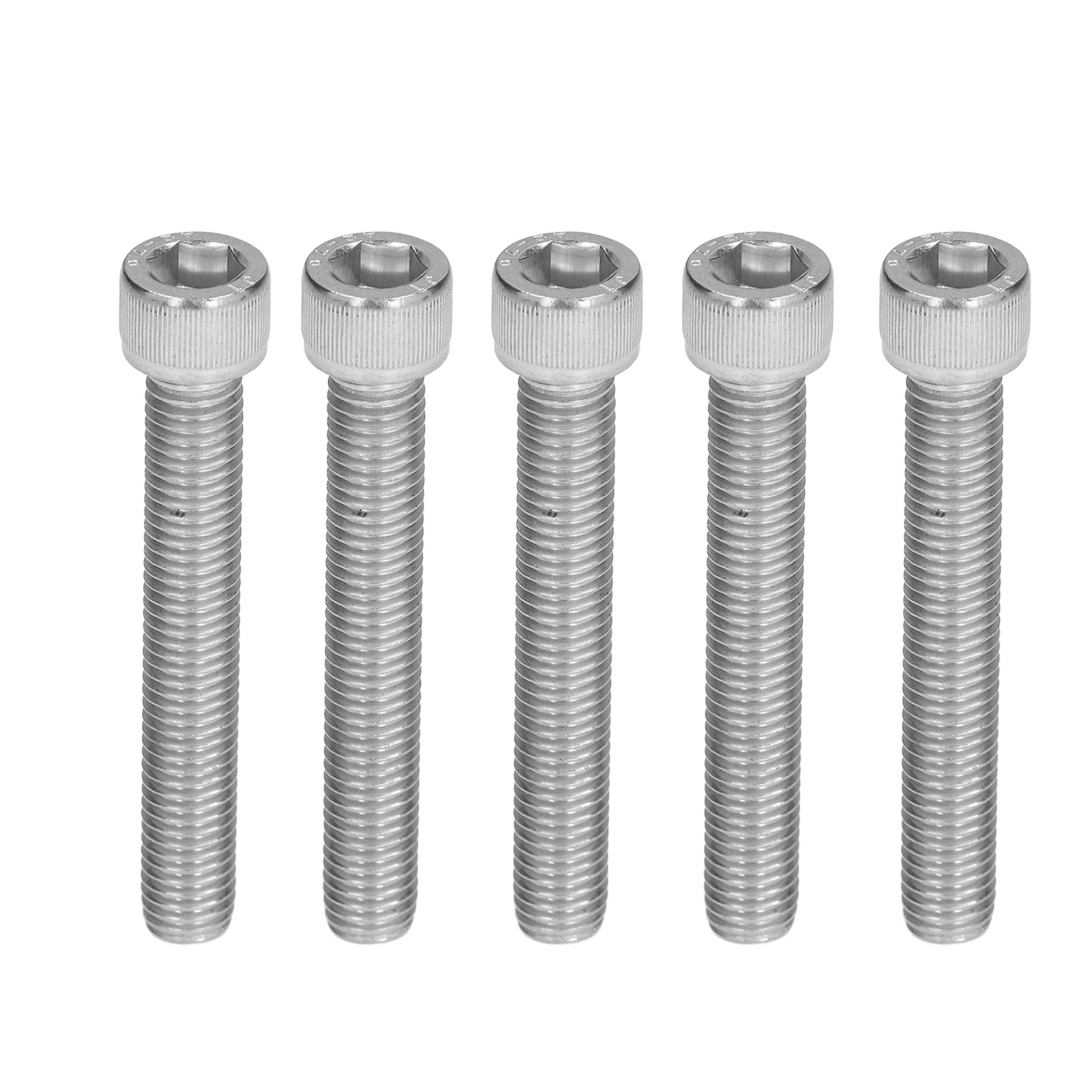 M12x1,75 X70 Din912 Edelstahlschraube A2-70, Sechskant-zylinderkopf, Grobgewinde, Packung Mit 20 Stück, Korrosionsbeständige Schrauben.