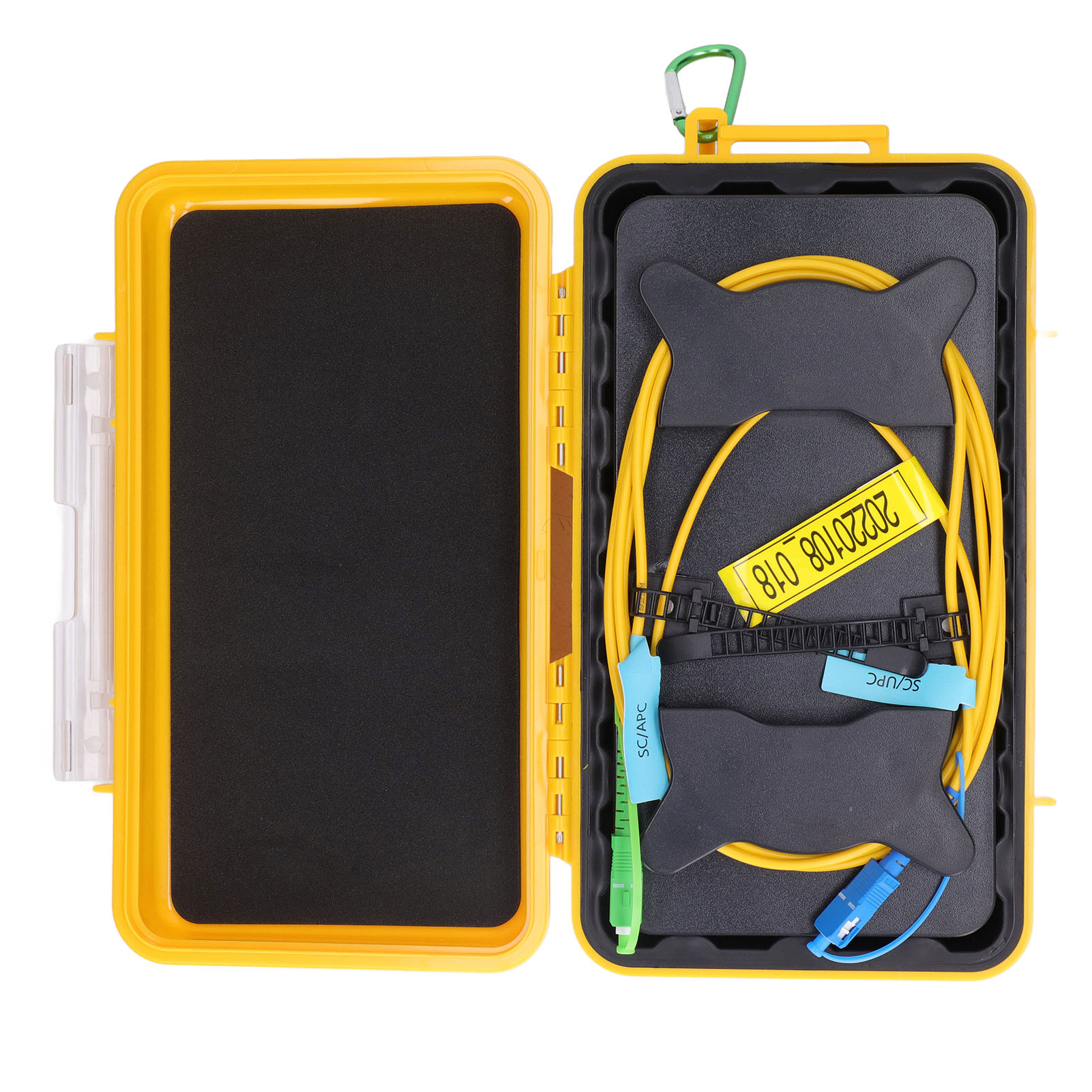 Otdr-singlemode-glasfaser-einspeisekabel (500 M), Totzonen-testbox, Werkzeugsatz