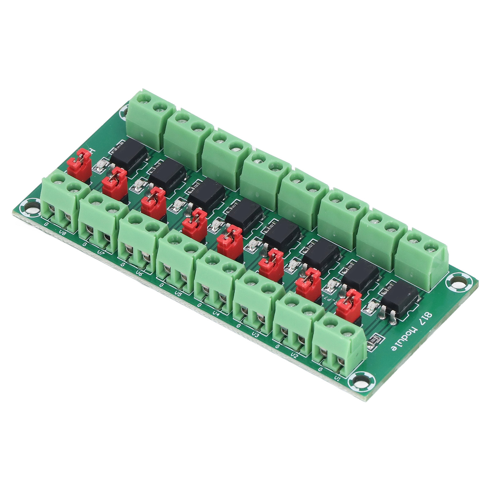 Konvolut Von 8-kanal-optokoppler 817 Fotoelektrisches Isolationstreibermodul 3,6–30 V Trennplatine