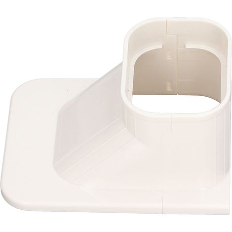 Dekorative Pvc-schutzhülle Für Klimaanlage, Serie 4101 80, Schutz Für Klimaanlagenkanäle, Weiße Wandrohrabdeckung, 1 Stück