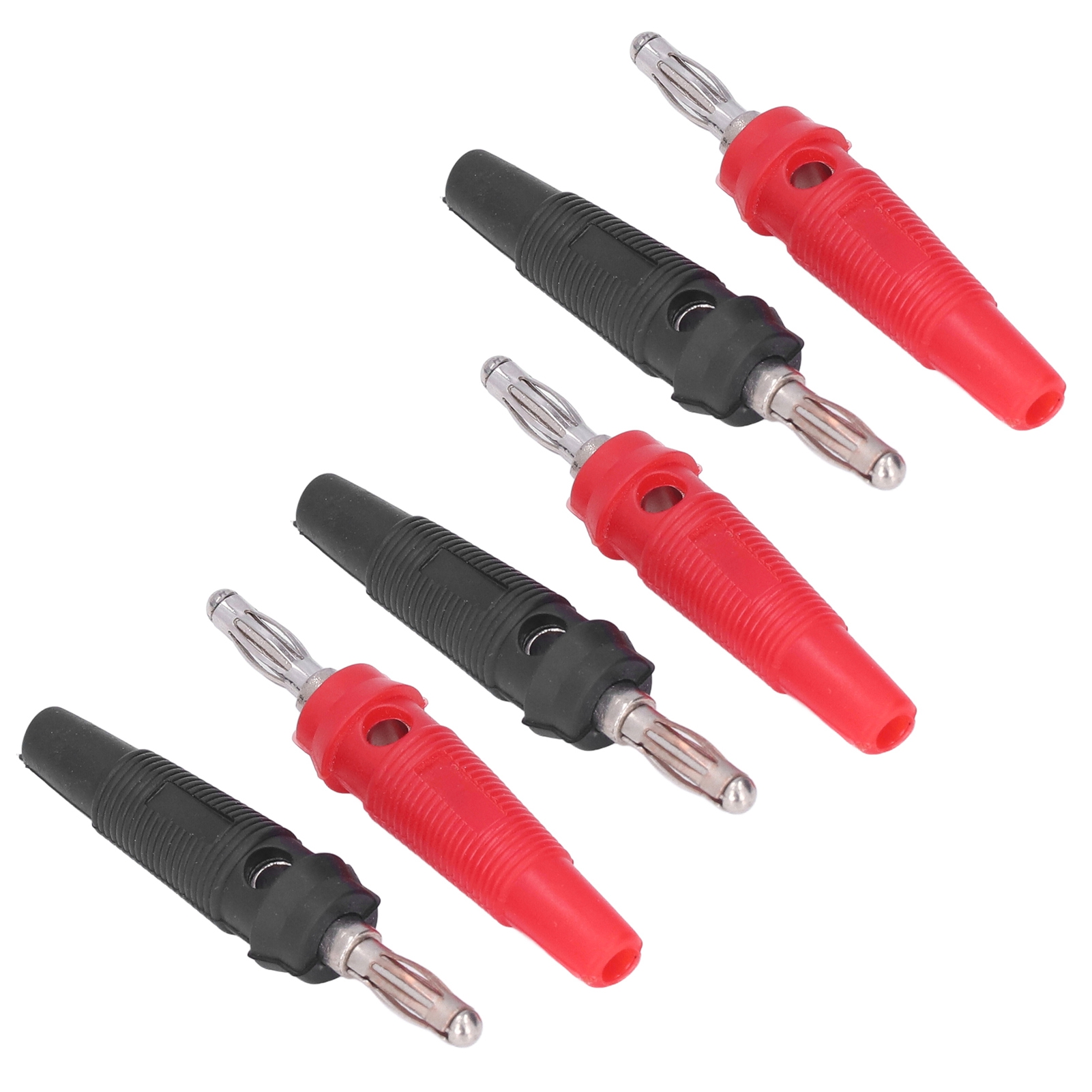 4 Mm Rote Und Schwarze Bananenstecker, 10er-packung Vernickelte Messingstecker, Elektrischer Stecker Für Computer Und Elektronische Geräte