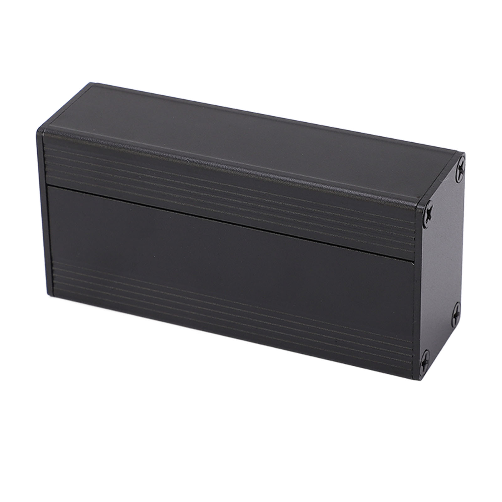 Elektronikgehäuse Aus Sandgestrahltem, Schwarz Eloxiertem Aluminium, 1,25–1,5 Mm, Montagekasten Für Leiterplatten, Robustes Projektgehäuse