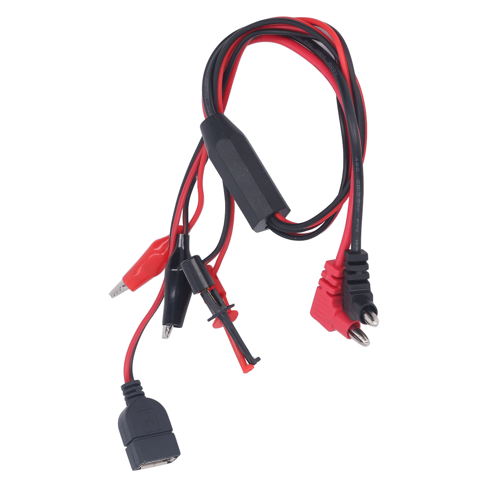 2er-pack Testkabel Mit Bananenstecker Auf Krokodilklemme, Geregelte Gleichstromleitung, Elektrische Verbindungsschnittstelle