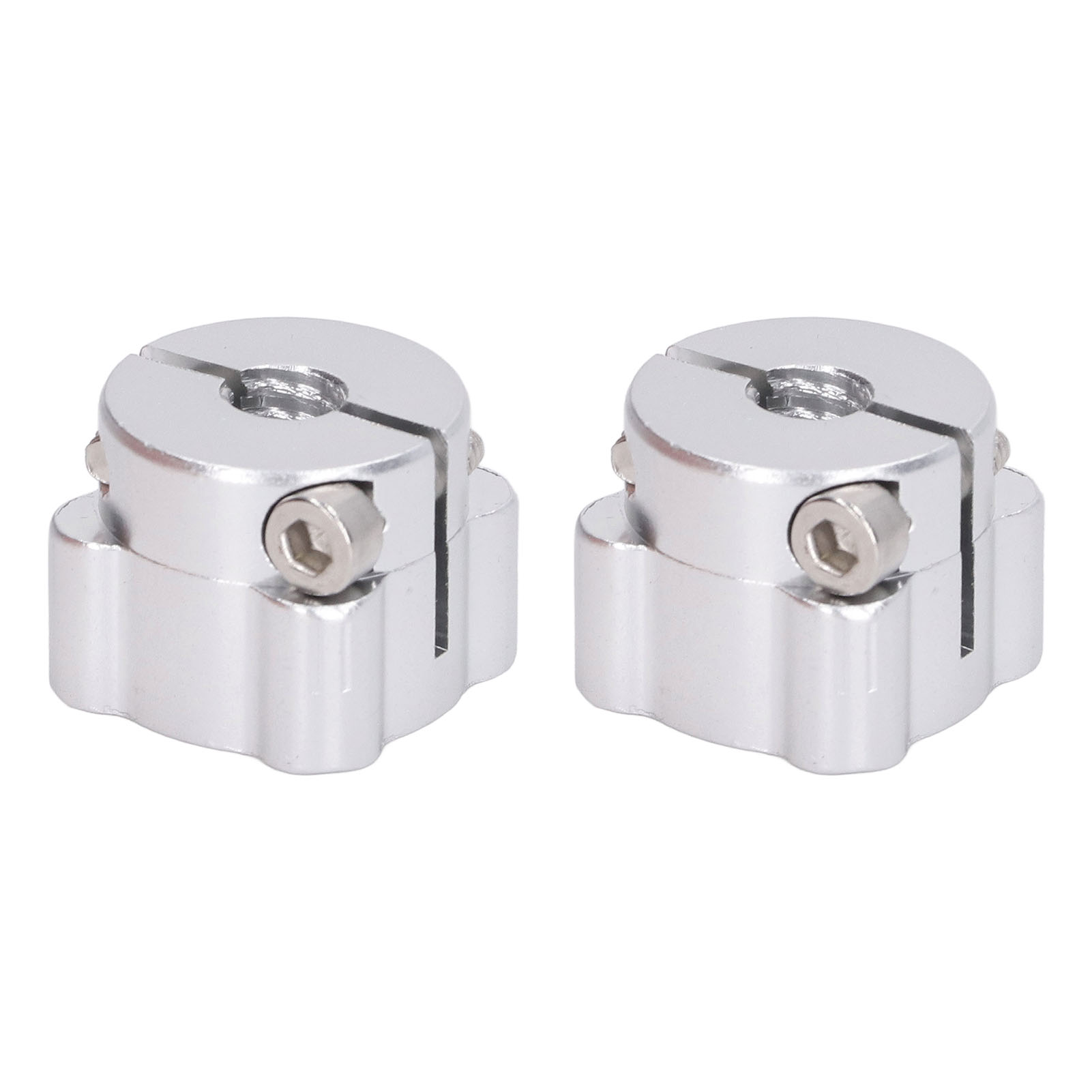Satz Mit 2 Hochfesten 8-mm-aluminiumklemmen, Runder Wellenflansch, Mechanisches Teil, Wellenbefestigung 3310-0016-5008