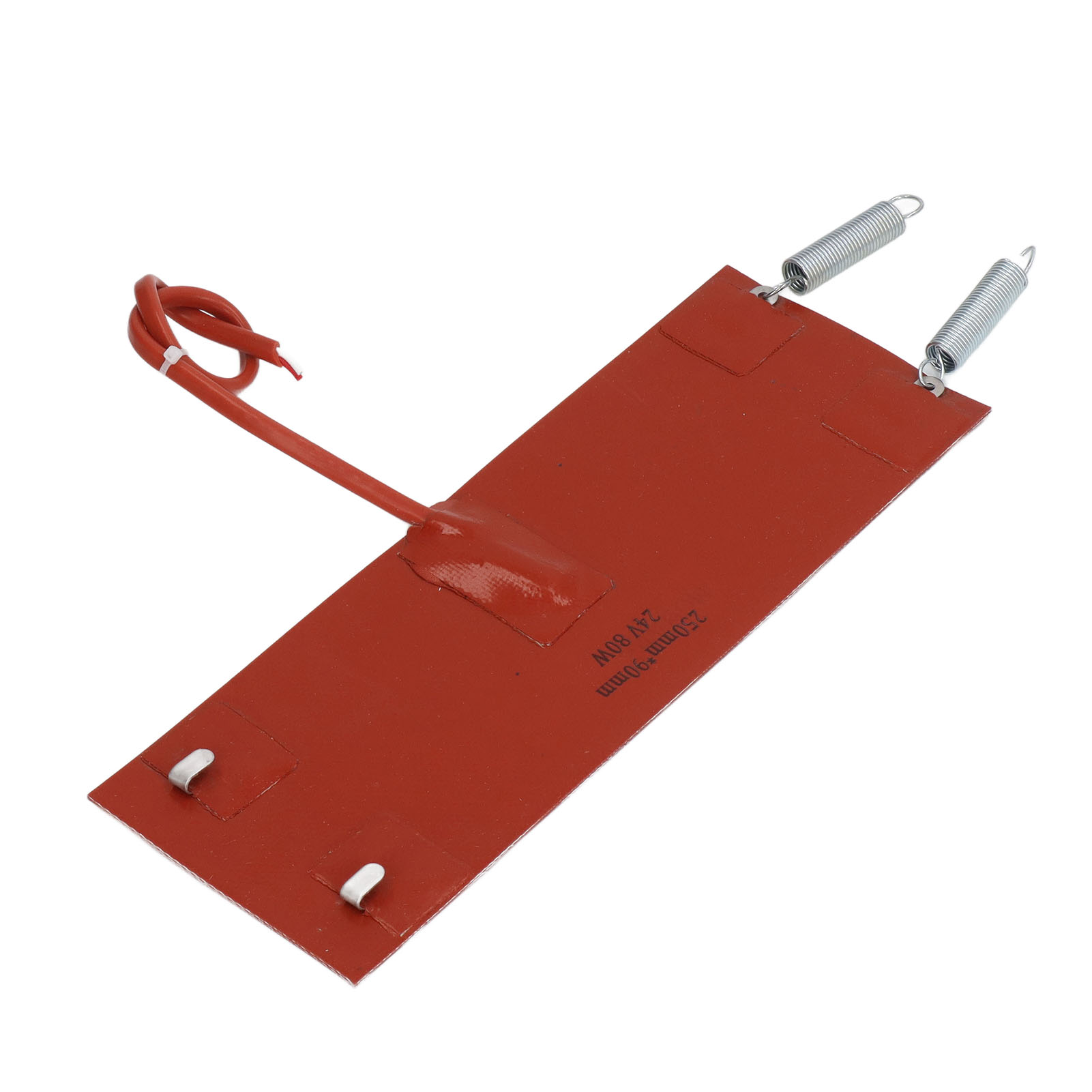 80w 250x90mm Dc24v Silikon-heizmatte, Wasserdicht Und Isolierter Wassererhitzer Für Fahrzeuge, Maschinen Und Industrieanlagen.