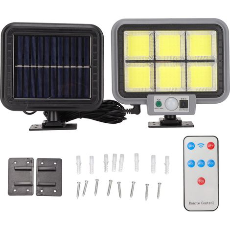 Solarleuchte Mit Bewegungsmelder, Wasserdichter 150-cob-strahler, Wandleuchte Für Veranda, Garten, Garage