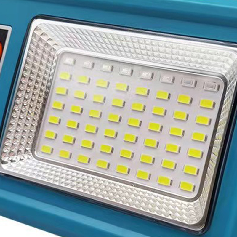 Tragbare Blaue Solarlampe Mit Lithium-akku, Multifunktionale Notleuchte Für Outdoor-camping