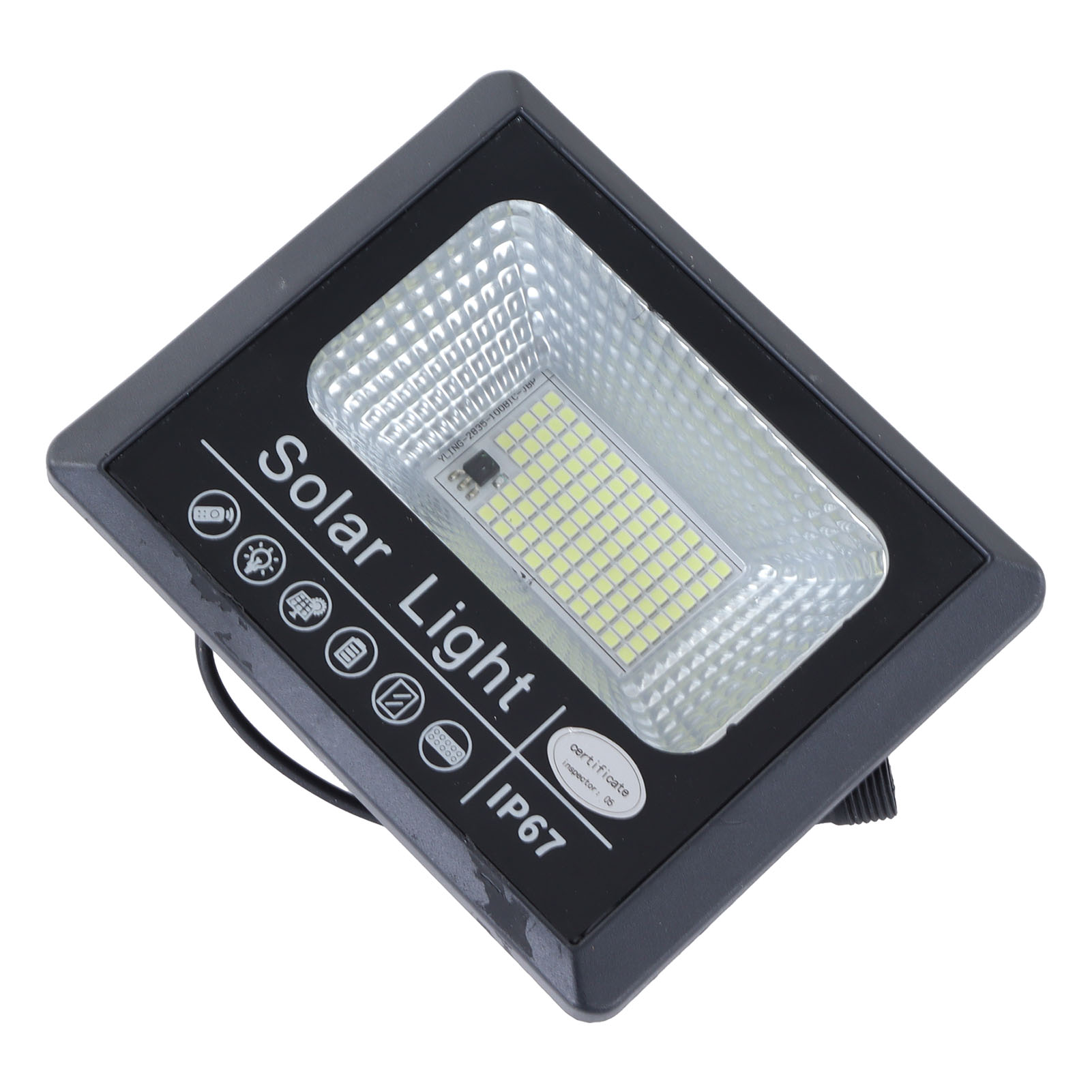 30-watt-solar-stehlampe Mit Fernbedienung, Bewegungsmelder, Timer, Wasserdichte Außenbeleuchtung Für Garten Und Terrasse.