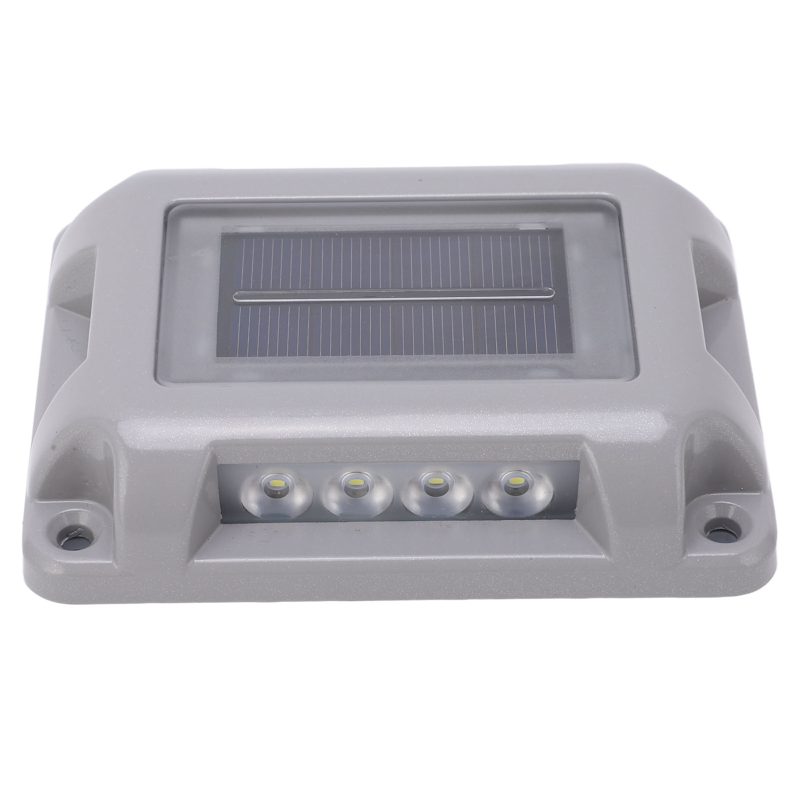 Ip65 Wasserdichte Led-solar-gartenleuchte, Weißer Einbaustrahler, Außenbeleuchtung, 2 Stück.