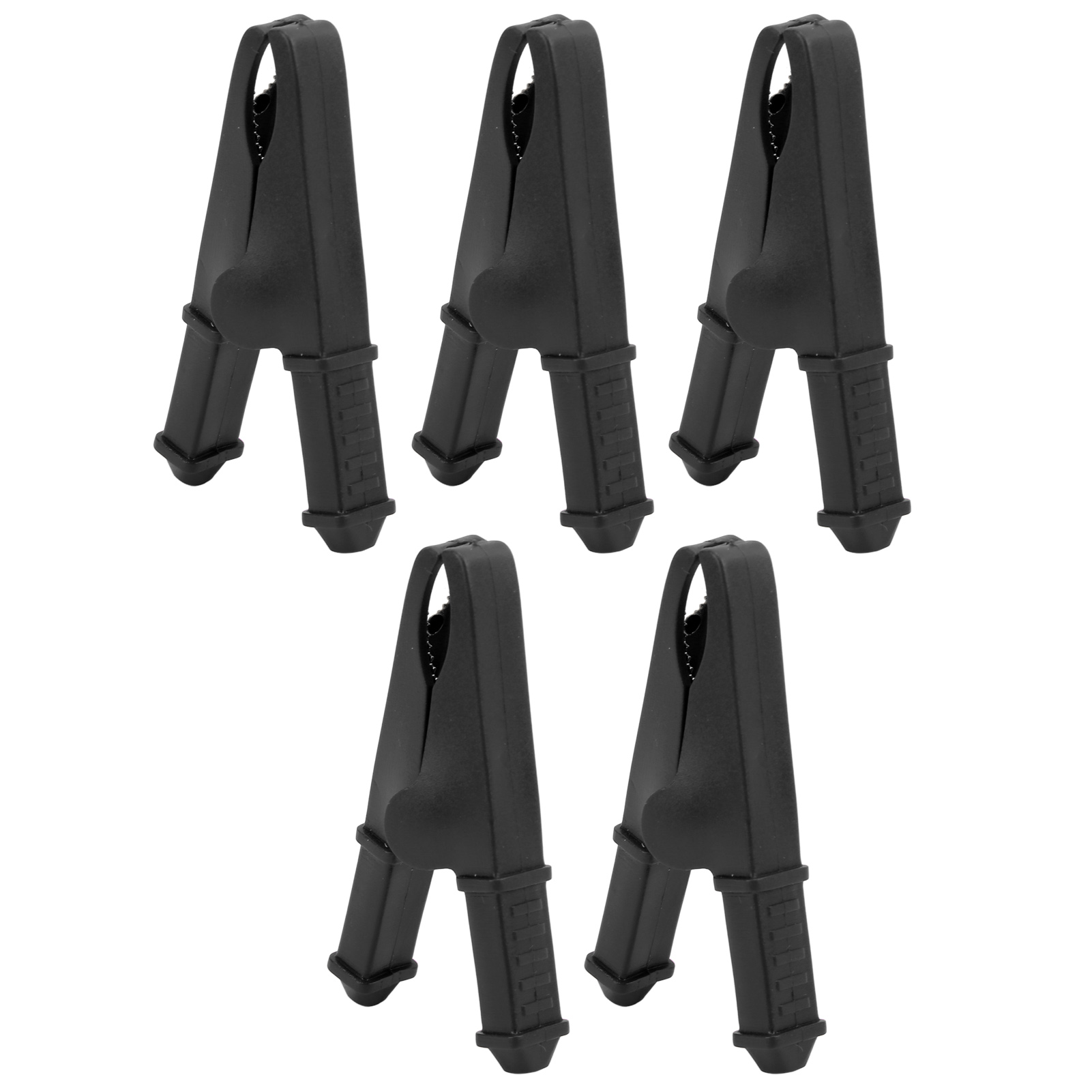 5 Mini-elektroprüfklemmen, Ausgezeichnete Leitfähigkeit, Korrosionsbeständigkeit, Schwarze Anschlussklemmen Für Elektronik, 5er-pack.
