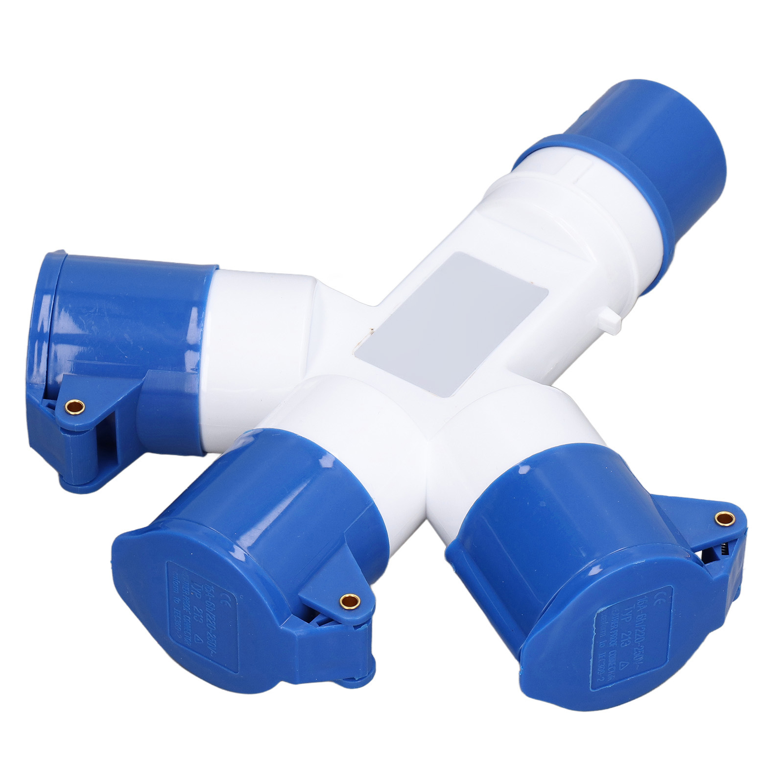 3-poliger, Wasserdichter 16-a-elektrostecker, Ip44-industriestecker Für Den Innen- Und Außenbereich Hr-1013