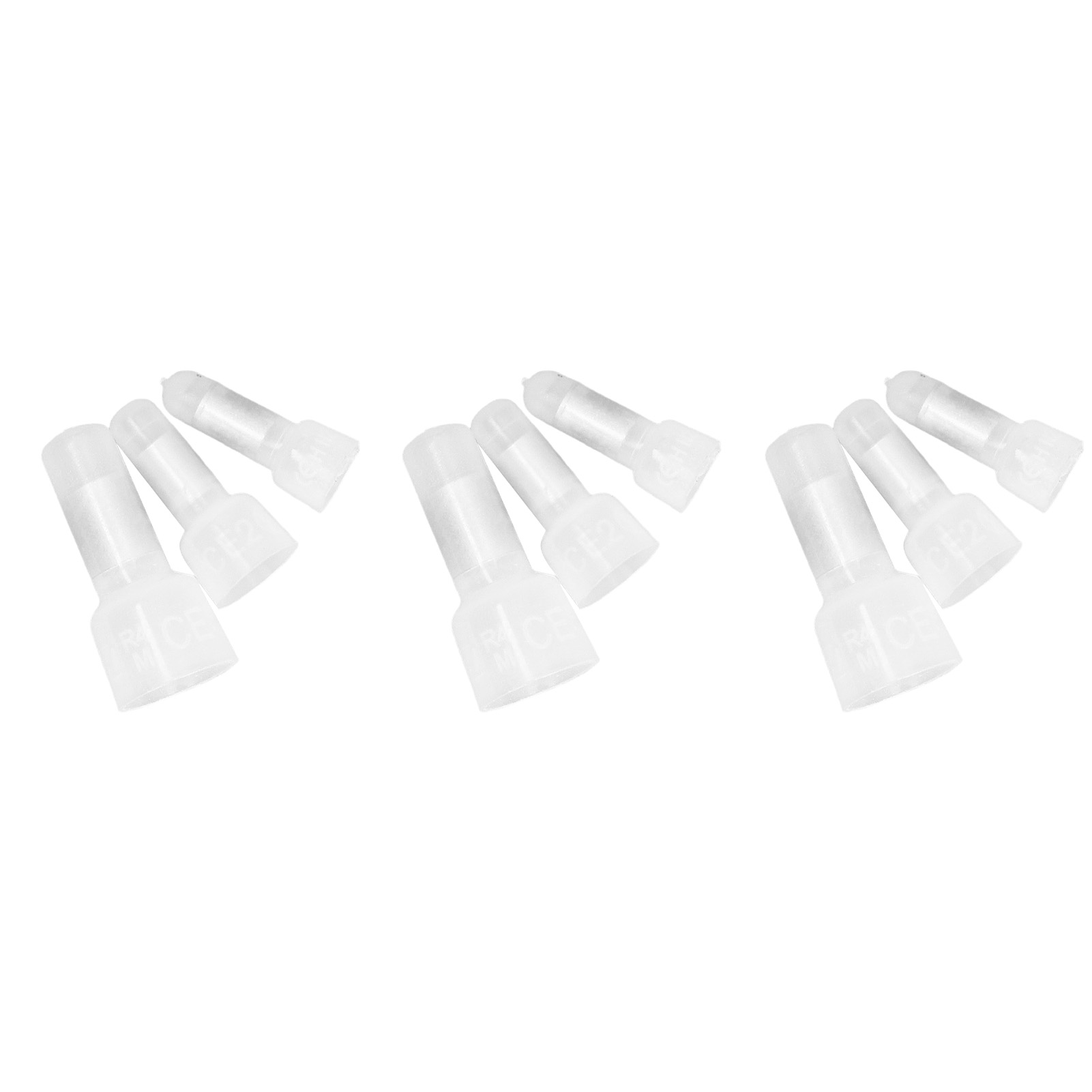 300-teiliges Set Geschlossener Crimp-anschlüsse Für 22-16/16-14/12-10 Awg Kabel, Nylon-verbinder Für Elektrische Drähte, Isolierte Kabelschuhe, Gemischtes Los.