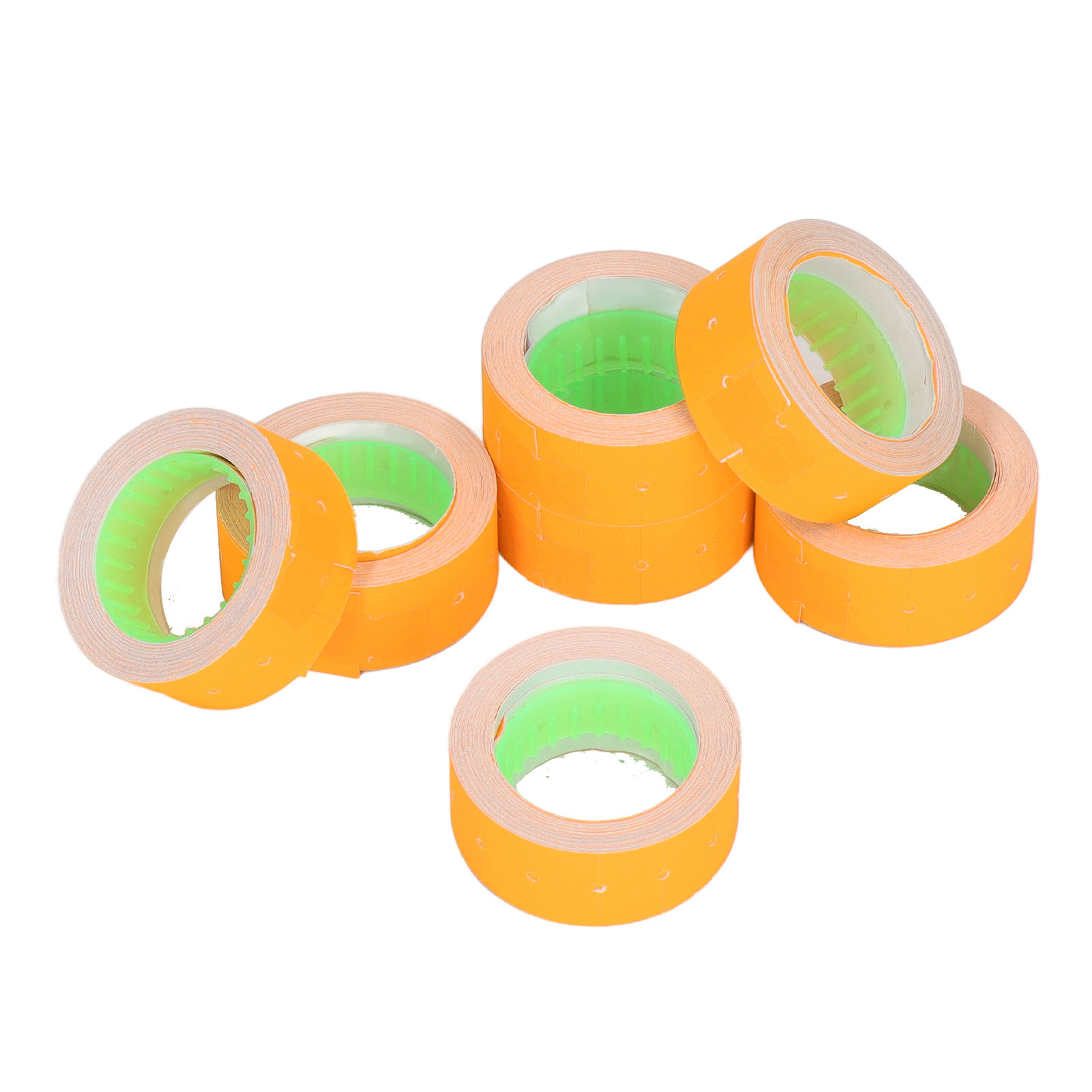Preisschilder, 3 Rollen, 15.000 Stück, Einzeilig, 21 X 12 Mm, Kompatibel Mit M5500 Und Mx5500, Orange