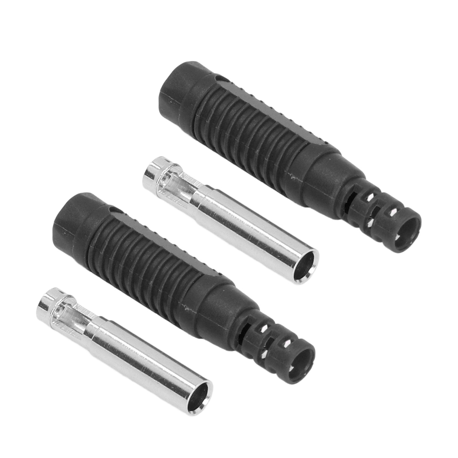 10-teiliger Bananenstecker (weiblich), Pa-klinkenbuchse Aus Messing, Isolierrohr, Crimpadapter J.10031 Schwarz