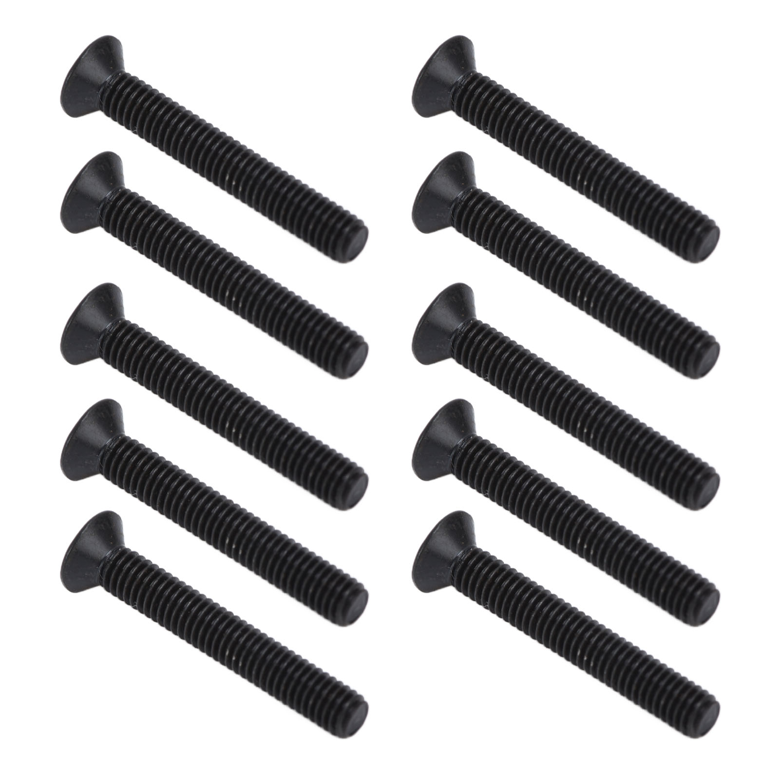 Din965 Senkkopf-kreuzschlitzschrauben Aus Schwarz Verzinktem Metall, Packung Mit 50 Stück M3x16, Sortierte Schrauben.