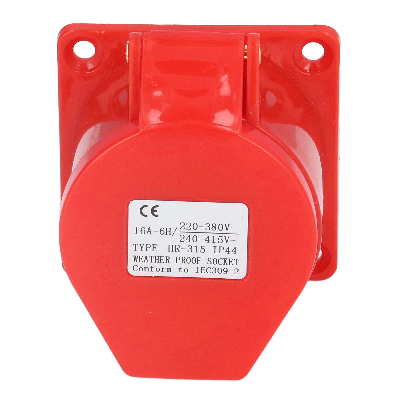 Ip44 Wasserdichte Industrielle Einbausteckdose, 220-250v/240-415v Drehstromanschluss, Robuste Wandsteckdose Für Werkstatt Und Außeneinsatz.