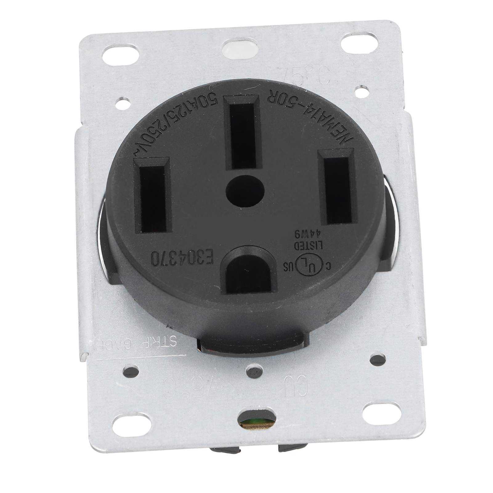 Industriesteckdose Nema 14-50r, Amerikanischer Standard, 4-loch-sockel 50a 125v/250v, Hochleistungssteckdose Für Werkstatt Und Wohnmobil.