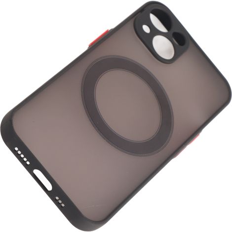 Iphone 13 Hülle, Rundumschutz, Stoßfest, Mit Kabelloser Ladefunktion Und Hautfreundlicher Textur – Schwarz