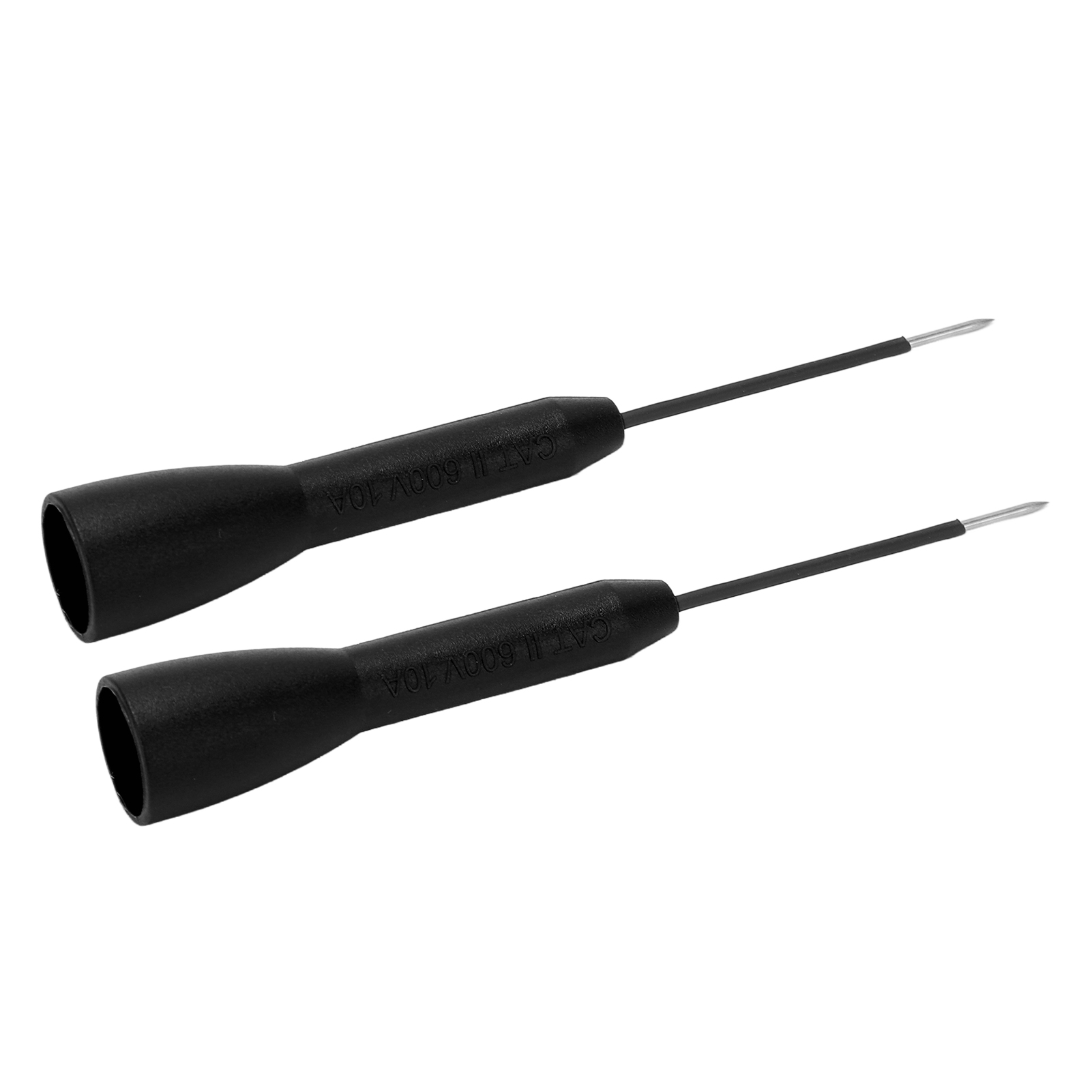 Set Mit 2 Multimeter-prüfspitzen, 600 V, 10 A, 1 Mm Nadelbohren, Isolationsschutz, Einfache Anwendung, Schwarz