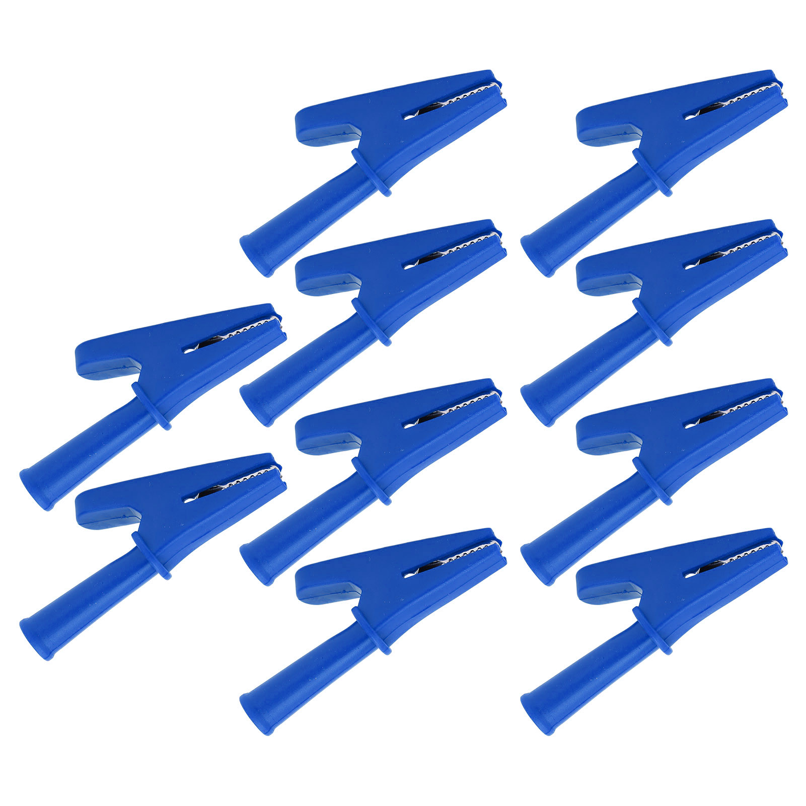 20-a-elektroprüfzange, 10-mm-öffnung, 10er-pack Messzangen Für Elektronische Geräte Und Schweißmaschinen, Blau