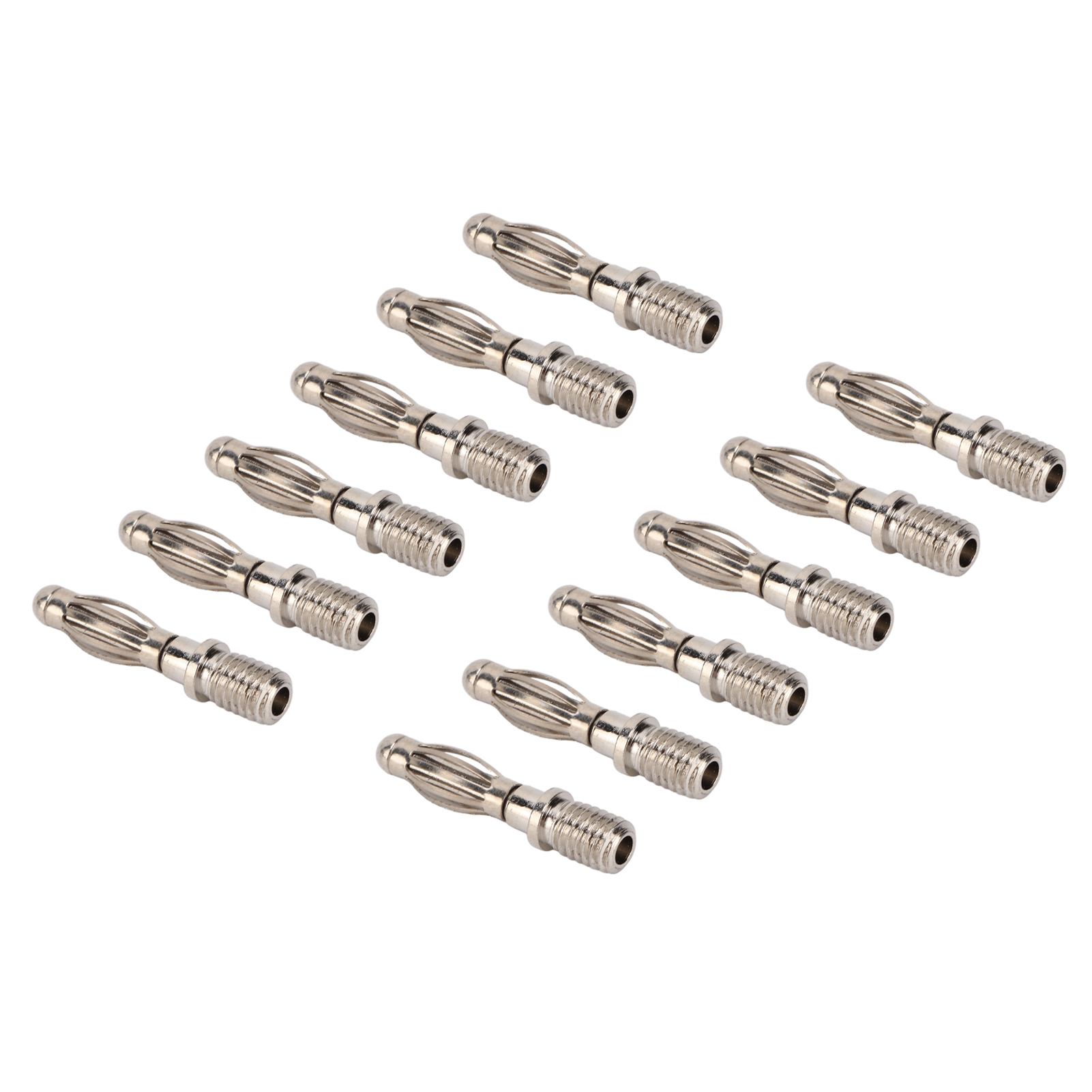 100 Männliche 4-mm-m5-bananenstecker Aus Kupfer, Packung Mit 100 Bananensteckern Für Elektronische Prüfungen, 21.180