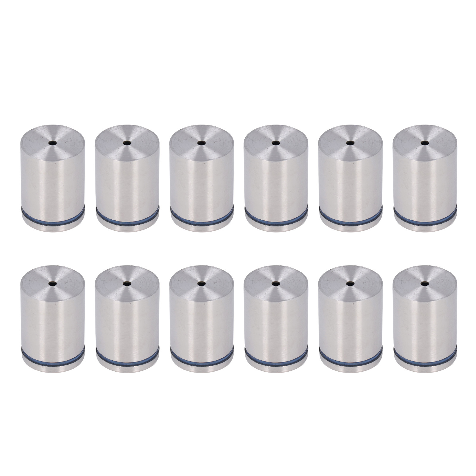38x50mm Edelstahl-klebedübel, Packung Mit 12 Abstandsschrauben Für Werbetafeln, Wandbefestigung Für Supermärkte Und Schlafzimmer.