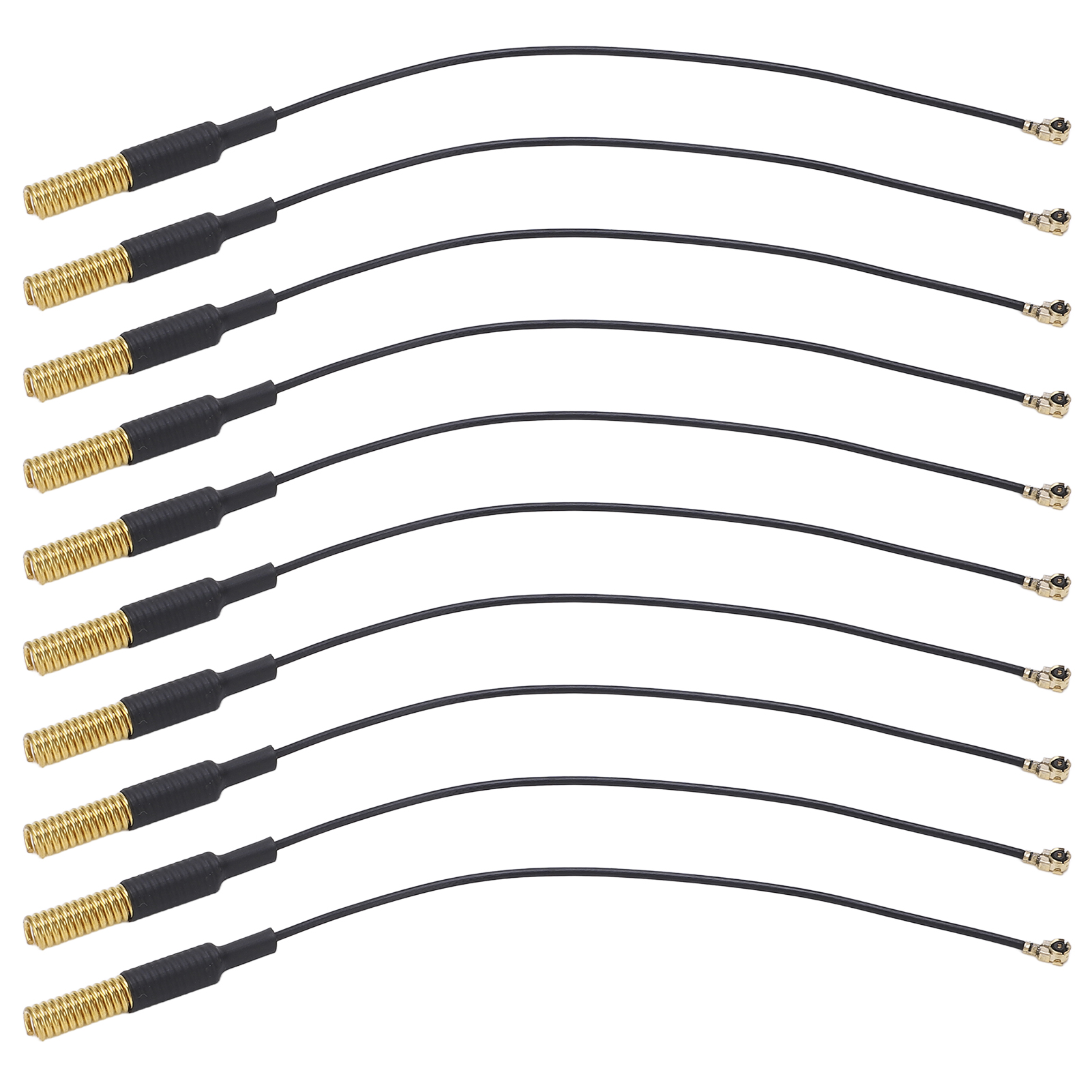 Packung Mit 10 Halbversenkten Federantennen 433/470 Mhz, Ipex-stecker, Reines Kupfer, Rg1.13-kabel, Für Lora-modul