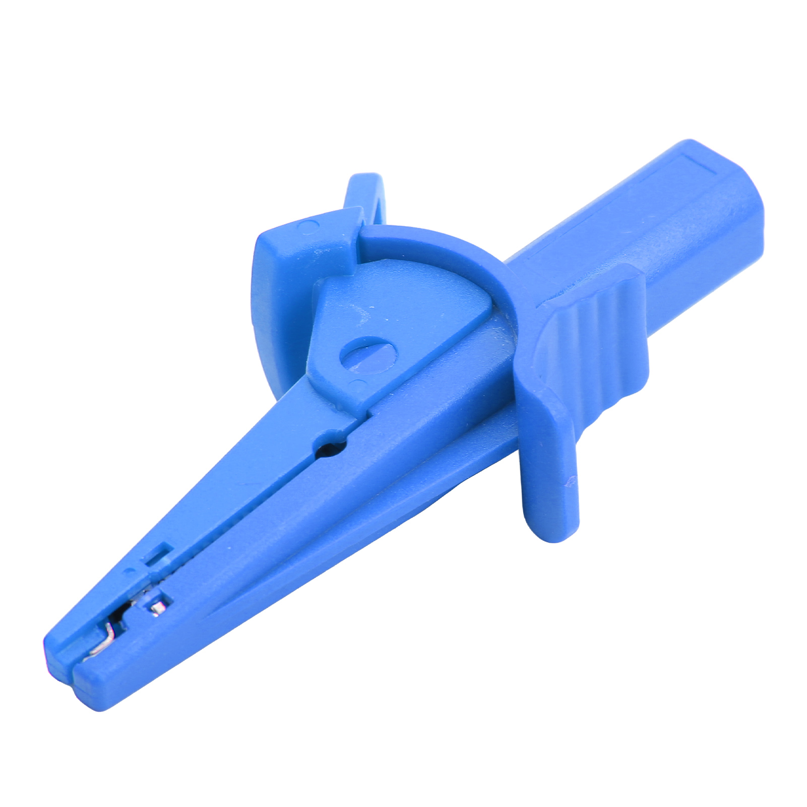 Isolierte Prüfklemme, 20 Mm Öffnung, Messklemme Mit 4-mm-bananenstecker Für Kfz- Und Lkw-elektrikprojekte, Blau
