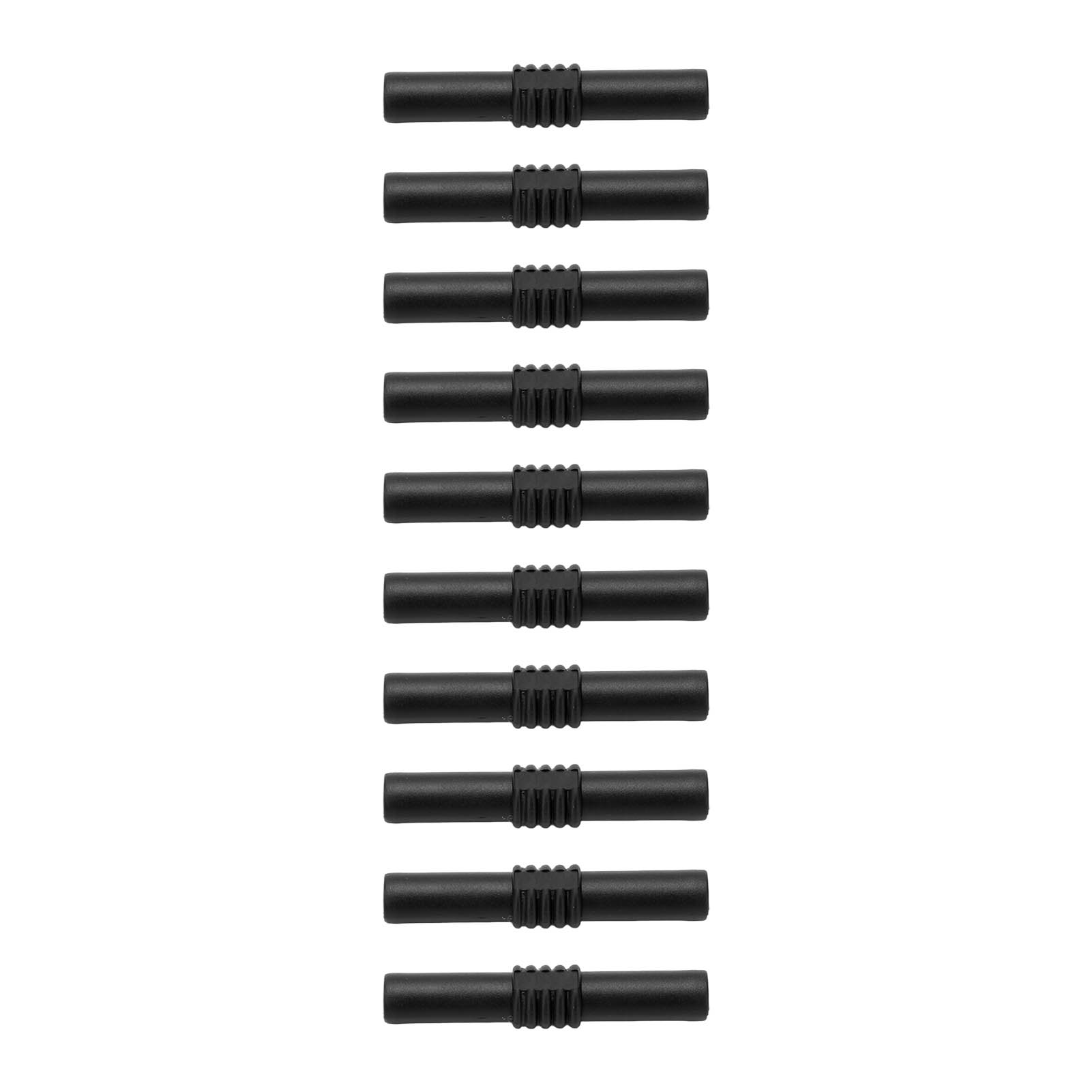 Isolierter Bananenstecker, 4 Mm, Buchse-buchse, 10er-pack, Schwarze Bananenstecker-verlängerung Für Elektronische Geräte Und Anlagen.